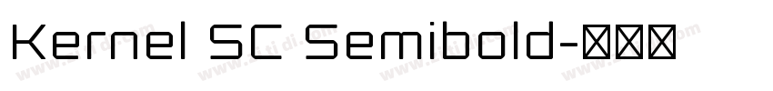 Kernel SC Semibold字体转换